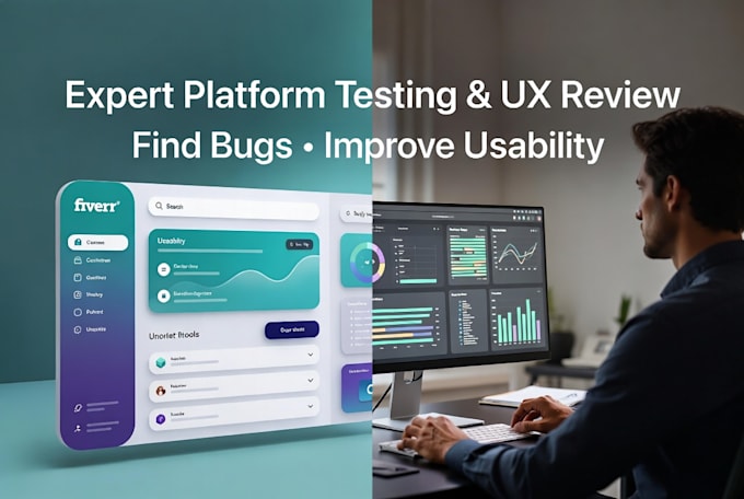 professionally test, QA and review your platform for usability, bugs, UI, UX
