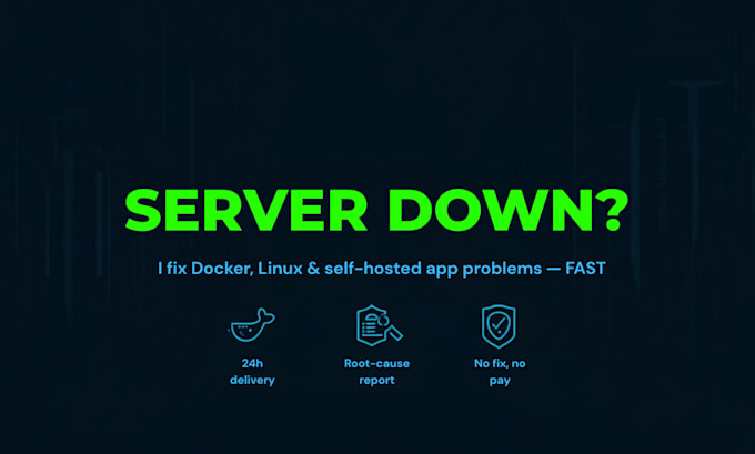 fix your docker container or self hosted app problem fast
