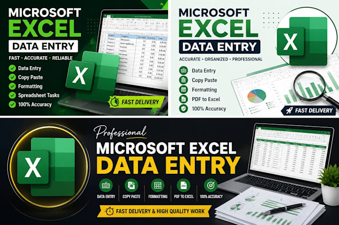 do microsoft excel data entry and spreadsheet formatting