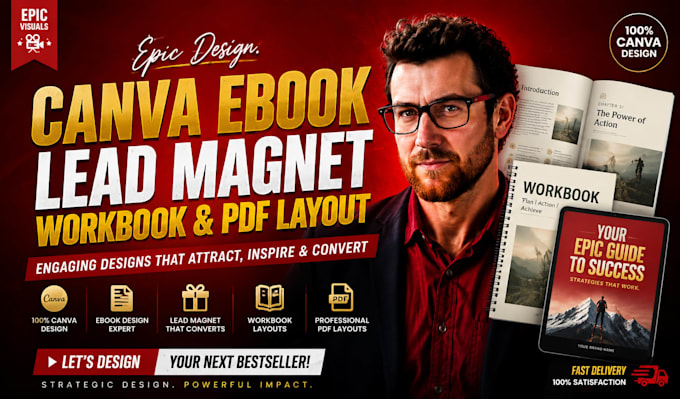 design canva ebook workbook lead magnet and PDF layouts