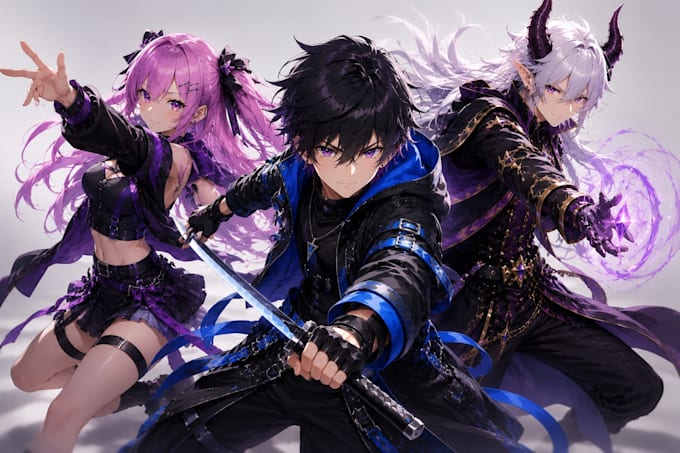 design a custom vtuber avatar from reference as 3d vroid vrm for streaming setup