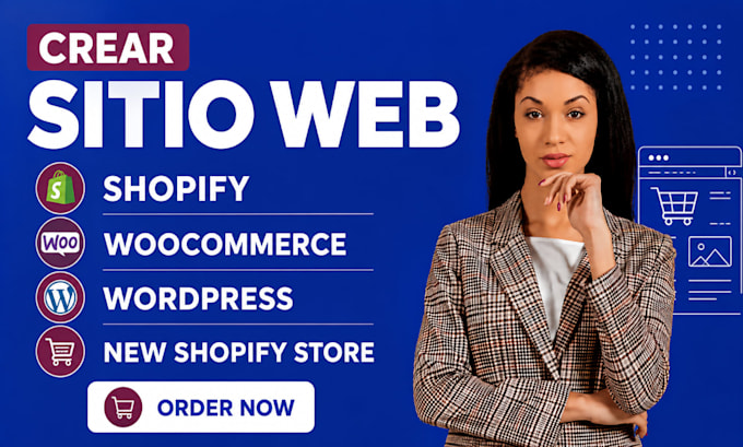 crear sitio web shopify woocommerce wordpress sitio web new shopify store site