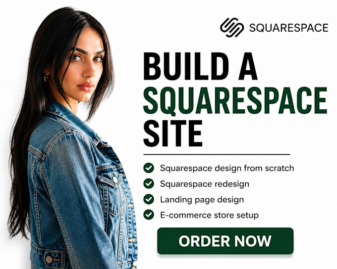 build squarespace website, design or redesign squarespace website development