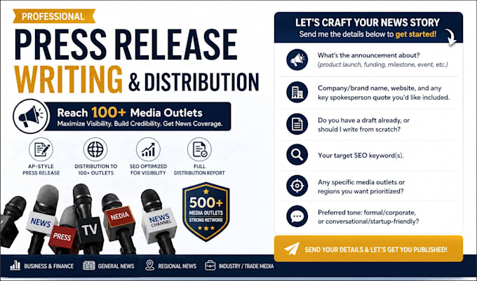 do press release, submit press release, and press release distribution