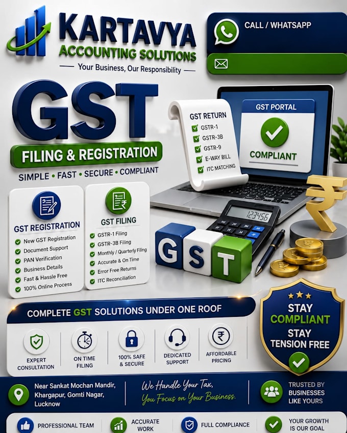do gst registration and gst return filing
