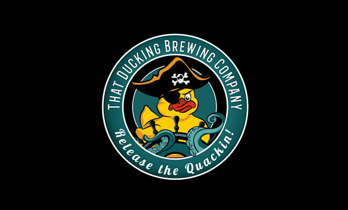 design ducking bar brewing company logo