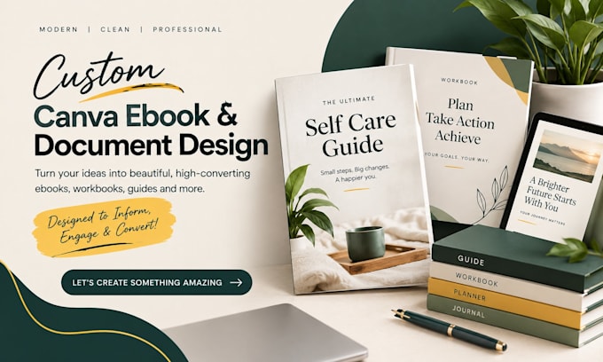 canva ebook design canva workbook design journal ebook design KDP workbook guide