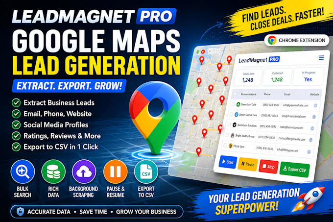 setup google map scraper