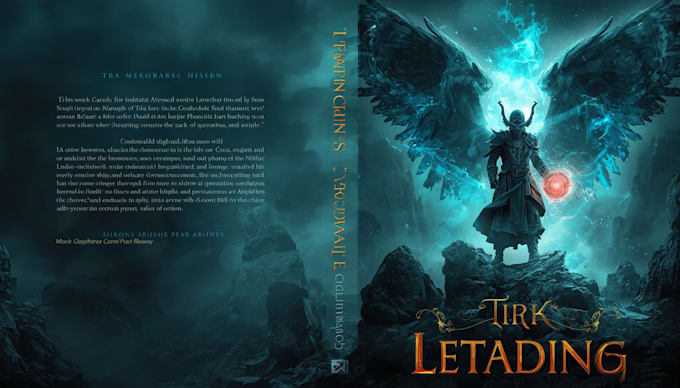 make a unique book cover design