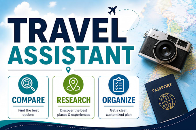 help research and organize your travel plans