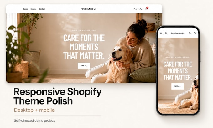 fix shopify theme bugs, liquid errors, and mobile layout issues