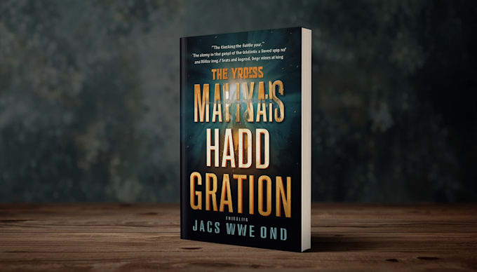 create a unique book cover design