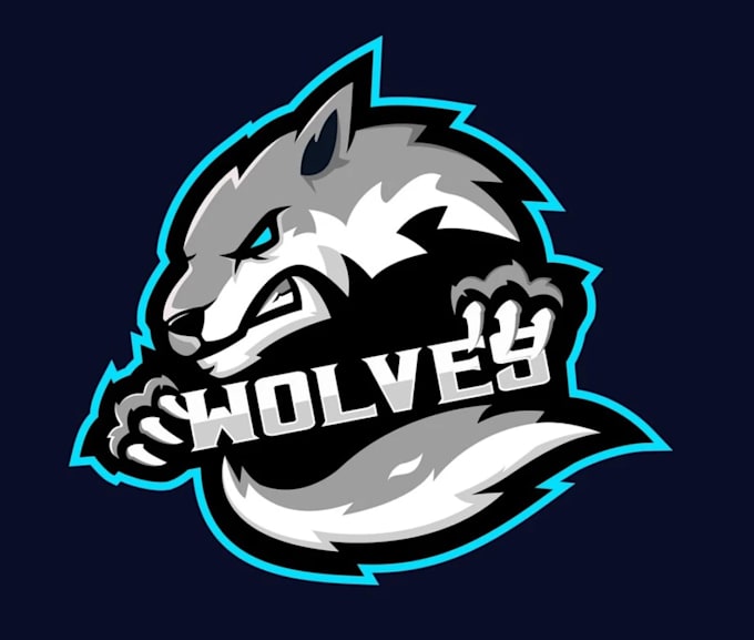 do make an modern custom wolf logo