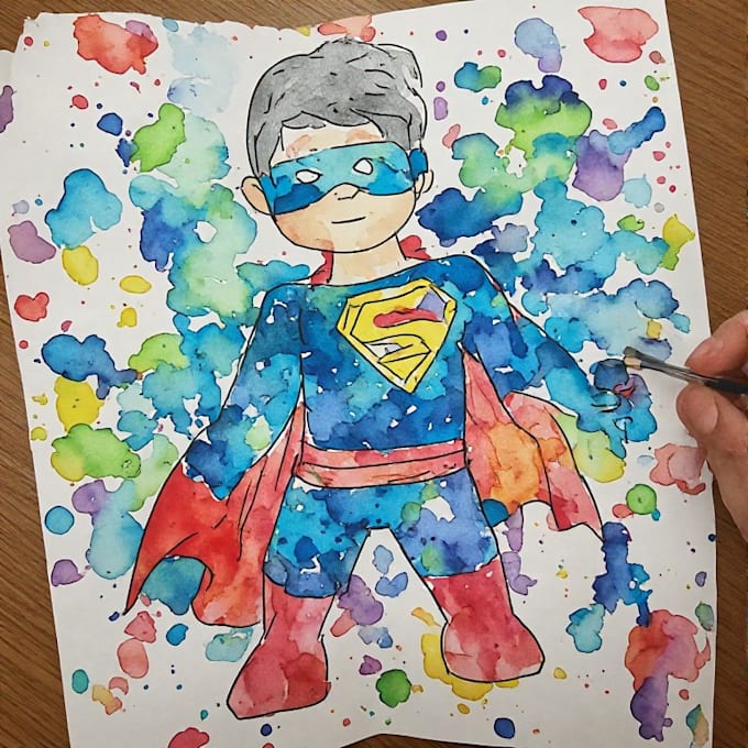 make yourself, your kids or your friends into super hero