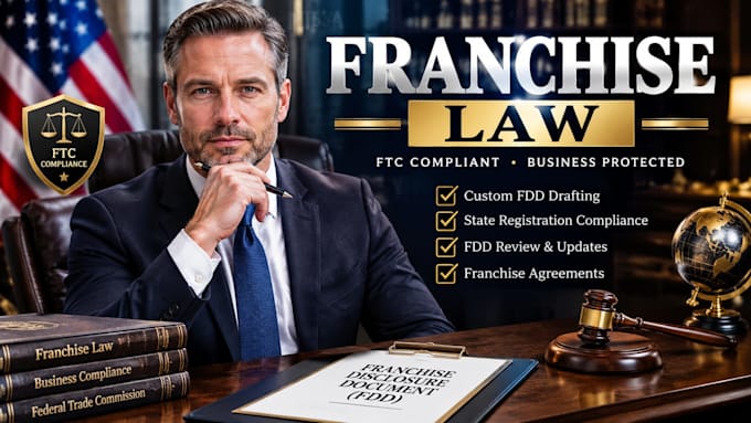draft a fully compliant USA franchise agreement and fdd bundle