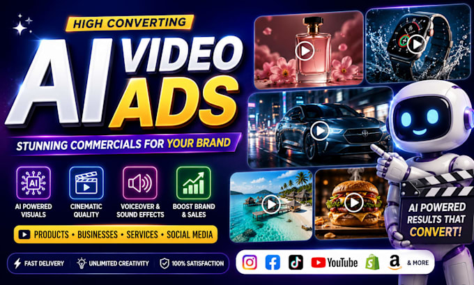 make professional ai commercial videos for brands