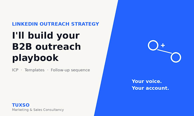 create a b2b linkedin outreach strategy and templates