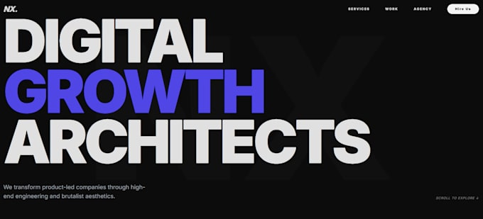 create websites using fronted development