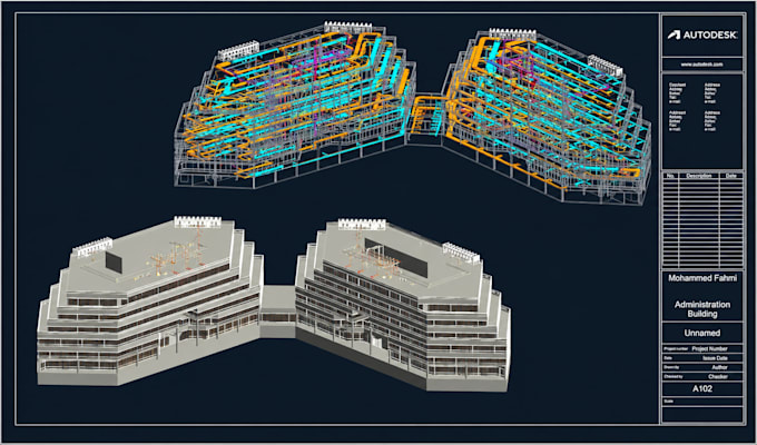 do revit bim model and mep ,civil ,structural and rendering