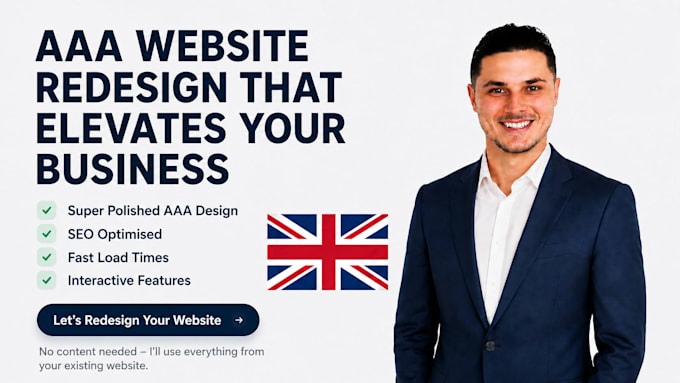 redesign your website with an aaa design, SEO and performance optimised