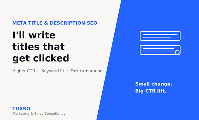 write high converting SEO meta titles and descriptions
