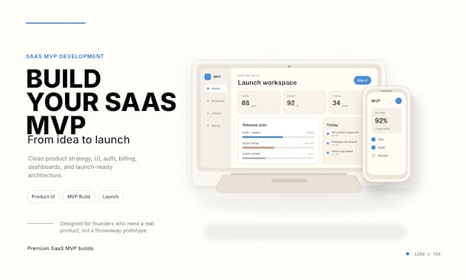 build a scalable end to end saas web app mvp or ai app