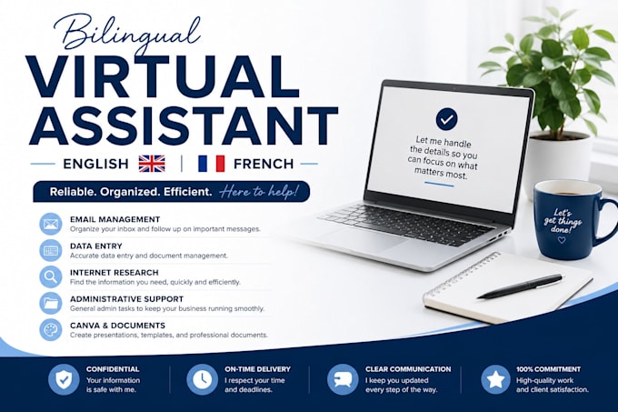 be your bilingual virtual assistant l