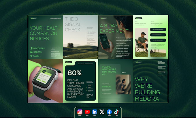 design social media post, youtube banner, canva template