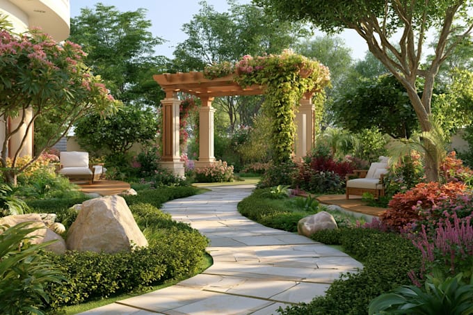 do backyard landscape design as landscape architect