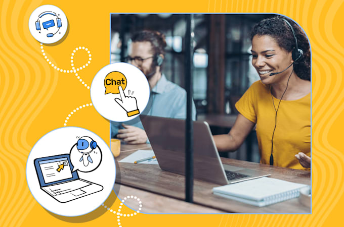be your professional live chat support and customer service agent