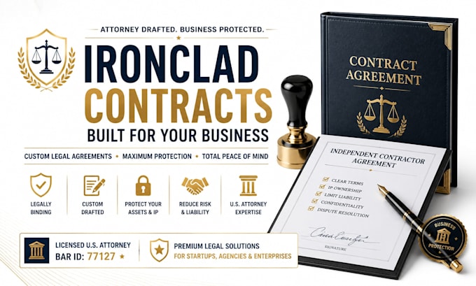write a custom independent contractor contract for your industry