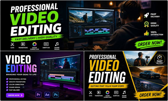 do pro video editing, reel, content, film editor