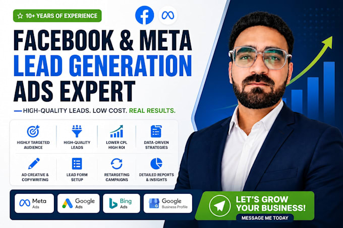 create and manage meta lead generation ads for your business