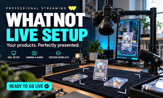 design whatnot overlays and scoreboard for obs live streams