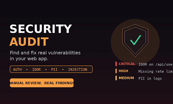 audit your web app for security vulnerabilities and fix them