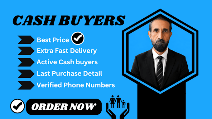provide active cash buyers leads with skip tracing