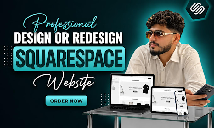 design or redesign a modern professional squarespace website
