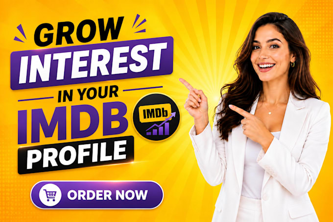 promote your imdb profile and boost your starmeter ranking
