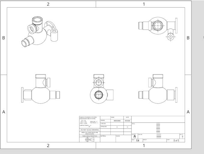 create professional 2d technical drawings