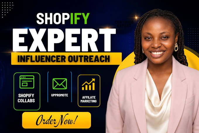 setup shopify collabs affiliate program uppromote goaffpro influencer outreach