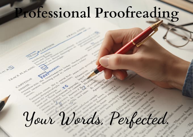 proofread and edit your english or french documents