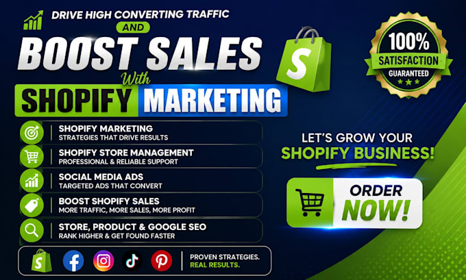 manage shopify store and shopify marketing