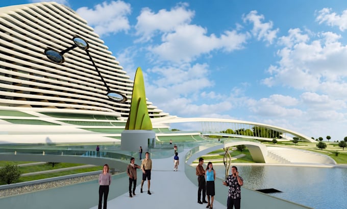 cinematic 3d architectural walkthrough animation and exterior rendering