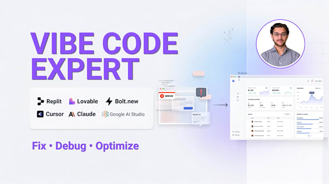 fix debug cleanup your replit lovable bolt and google ai studio vibe coded apps