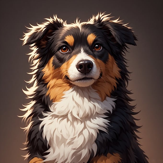 draw custom pet portrait, digital pet, pet drawing