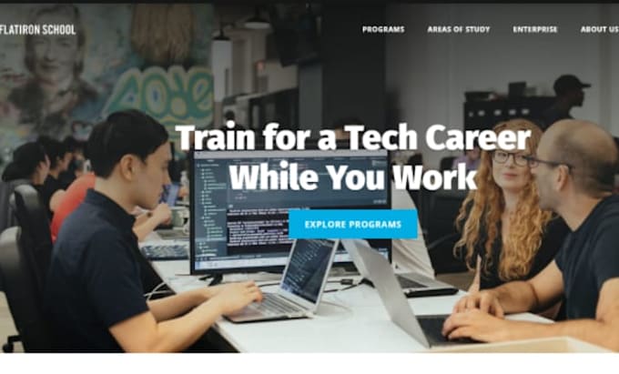 design wix coding bootcamp website developer academy programming course website