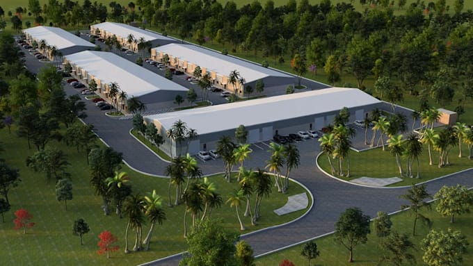 remodel 3d warehouse space design, factory layout, distribution center, facility