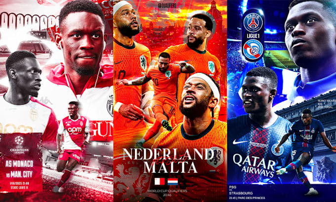 design custom sports posters, wallpapers, banners and flyers