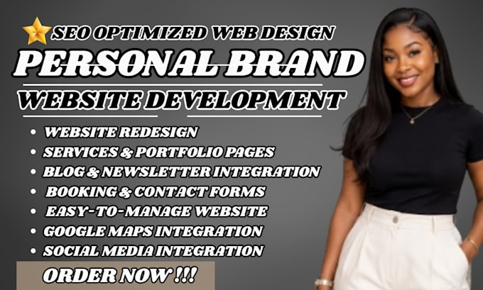 personal brand website speaker website, consultant website influencer website