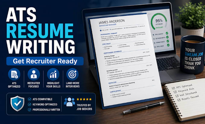 write ats resume, cv and optimise your job application profile